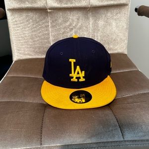 New Era LA Dodgers Fitted Hat (Lakers Colors)